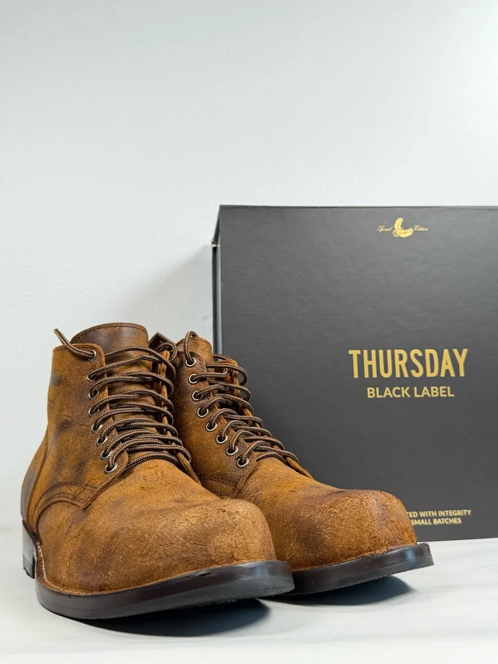 Thursday Boot Co. Men’s Brawler Size 11 Bronze Brown Rambler Black Label Series